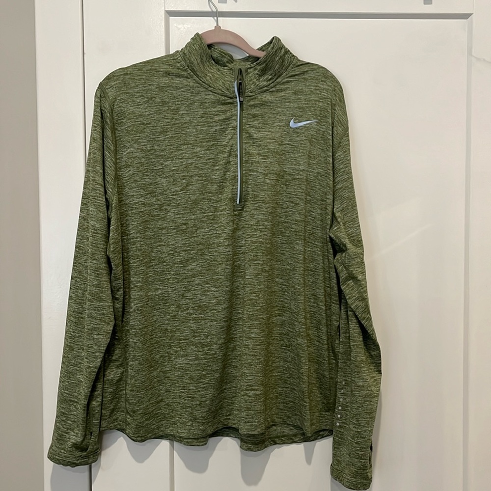 Nike quarter zip long sleeve running shirt